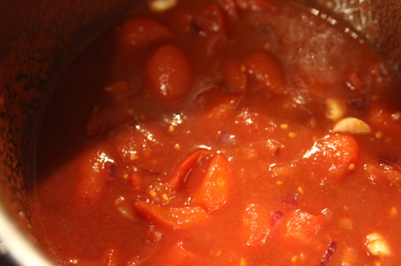 Ivoltini in Tomatensauce mit Pasta